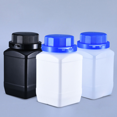 Buy Chemical Experiment 500ml Square Shape PE Lab Reagent Bottle with Plastic Screw Cap online manufacture