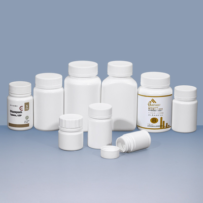 Buy Empty Vitamin Plastic Pill Containers Capsule Medicine Bottles Bulk online manufacture