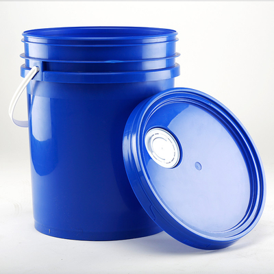 Buy Food-Grade 5 Gallon Double Wall PP Bucket with Sealed Oil Spout Lid and White Handle online manufacture
