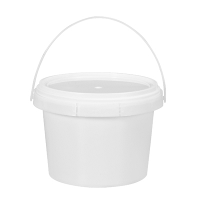 Buy 500ml Plastic Food Bucket With Handle for Liquid Honey Yogurt Popcorn Packing Container online manufacture