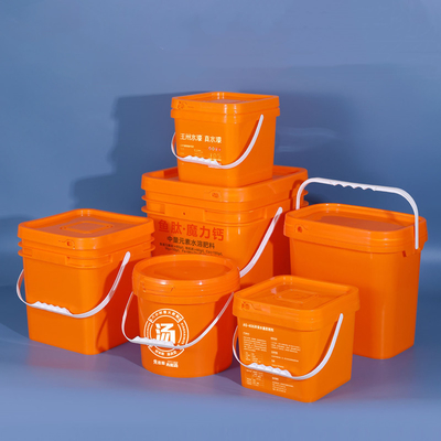 Buy Acrylic Plastic Ice Bucket 8 Liter  White / Yellow Color online manufacture