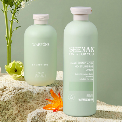 Buy Blue Cosmetic Liquid Serum Lotion Package Soft Touch Empty Shampoo Conditioner Bottle online manufacture