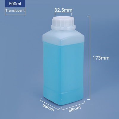 Buy Long Lasting 500ML Square Plastic Bottle Easy Filling And Pouring online manufacture