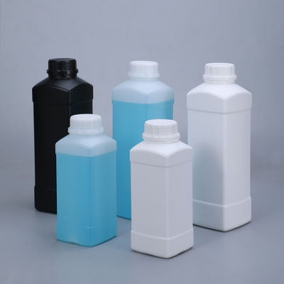 buy High Durability Square HDPE Bottle With Tamper Proof Caps Chemical Resistant online manufacture