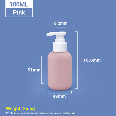 Buy Travel Size 100ml 3.4oz Plastic Shampoo Bottles with Pump Cap online manufacture
