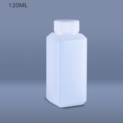 buy 120ml Plastic Chemical Bottle Narrow Neck Square Plastic Bottle Good Sealing No leakage online manufacture
