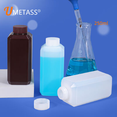 buy 250ml Wide Neck Square Bottle for industrial laboratories Reagent Containor online manufacture
