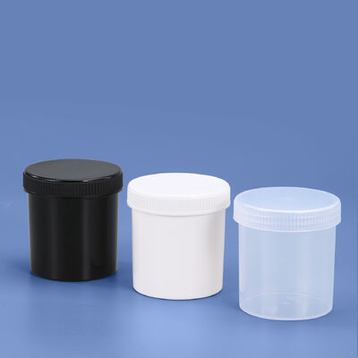 Buy 250ml Food Grade Plastic Jars White Black Transparent Small Plastic Pails Canning online manufacture