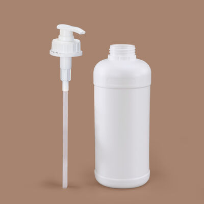 buy 1L Plastic Pump Bottle HDPE Bottle for Shampoo Packaging with Pump Sprayer for Liquid online manufacture