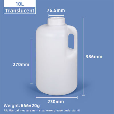 buy 10L HDPE Plastic Bottle with Integrated Handle Bottle for Liquid online manufacture