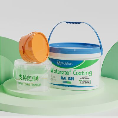 buy Wholesale 10L Oval Plastic Recyclable Storage Paint Bucket with Handle and Lid online manufacture