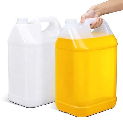 Buy 10L HDPE Plastic Jerry Can for Oil Water Wine and Spice Transport In Mold Label Printing White Black Blue Translucent Plastic F-Style Jug online manufacture