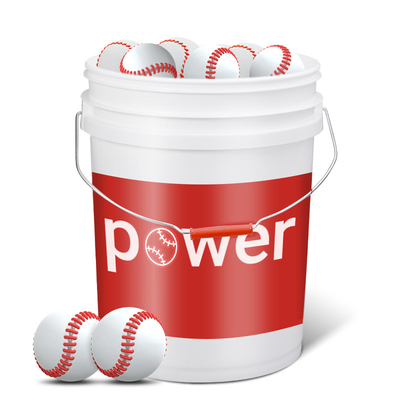 Optic Yellow Plastic 5 Gallon Empty Baseball Softball Bucket for Water ISO9001 Certified