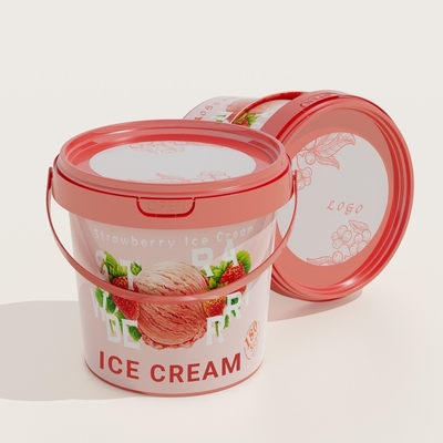 IML Customized Chocolate Spread Packaging Bucket Good Sealing 300ml-5L Free Sample 3-5days