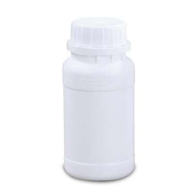250ml White Biodegradable HDPE Fluorinated Plastic Bottles For Pharmacy Pill