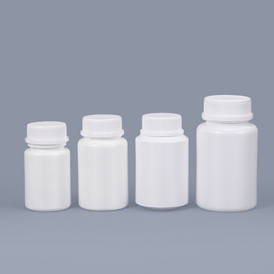 Silk Screen Printing Round Plastic Pill Bottles for Medicine Pharmaceutical Packaging