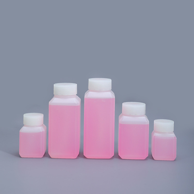 Silkscreen Printing Reagent Containers Plastic Packaging Bottles For Laboratory Chemicals