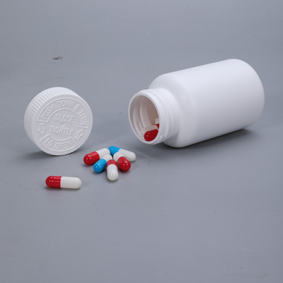 Industrial Round Bottle Vitamin Capsule Plastic Bottle With Screw Cap for Medicine