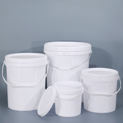 General Packaging 5L Food Grade PP Storage Container Plastic Bucket With Screw Lid Handle