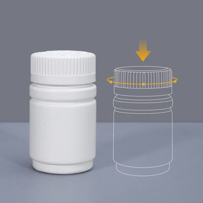 SCREW CAP 120ml Empty Capsule Plastic Bottle with Child Proof Lid