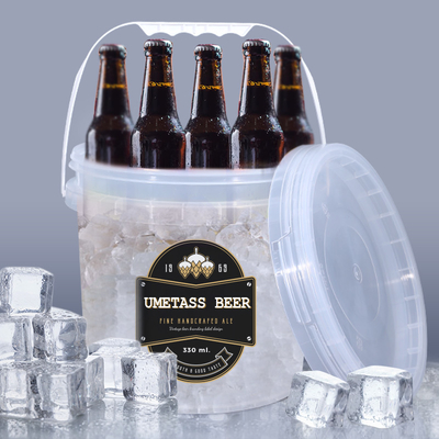 Food Grade 1.5 Gallon Plastic Drum The Top Container for Snack and Beverage Packaging