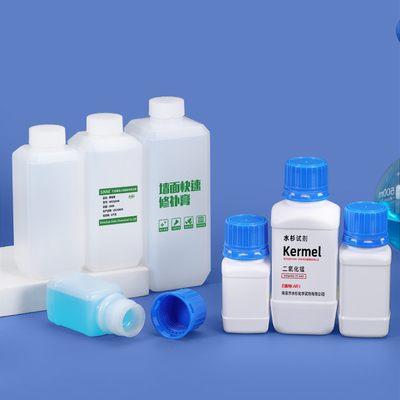HDPE Translucent Plastic Chemical Reagent Bottle Laboratory Plastic Containers 1L