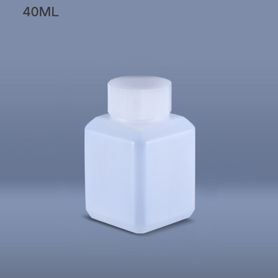 40ml Sealed Reagent Bottle Narrow Mouth Containers HDPE Agrochemical Liquid Packaging