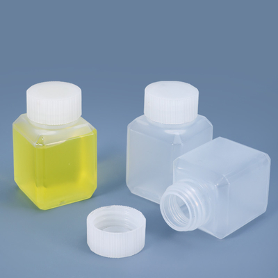 Screw Cap Biological Hdpe Plastic Reagent Bottles Chemical Solvents 125 Ml
