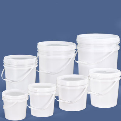 Custom Round Transparent Plastic Bucket for Ice Cream Candy Yogurt and Chocolate Sauce