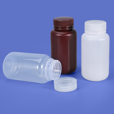 High Temperature Resistant Wide Mouth HDPE/PP Laboratory Bottle with Customized Support