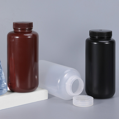 1000ml PP/HDPE Plastic Transparent Cylindrical Bottle with Leakproof Lid and Reusable