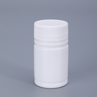 HDPE Round Bottle 20ml Empty Plastic Pill Capsule Medicine Vitamin Supplement Container