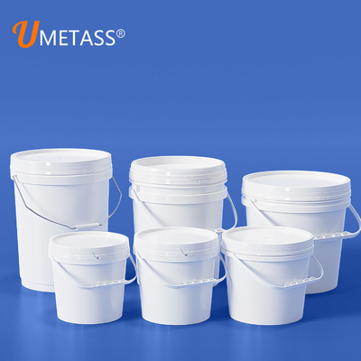 Water Airtight Seal 5 Gallon Plastic Buckets in Various Colors for Lubricant Paint
