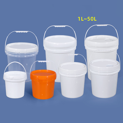 Customized Logo 10L Plastic Bucket for Paint Thinner and Lubricant Tamper Evident Container
