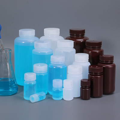 PP Collar Material 500ML Wide Mouth Plastic Bottle for Lab Medical Chemical Reagent