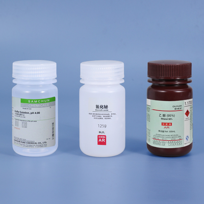 PP Wide Mouth Plastic Container 125ml Reagent Bottle for Lab Chemical Liquid Sample
