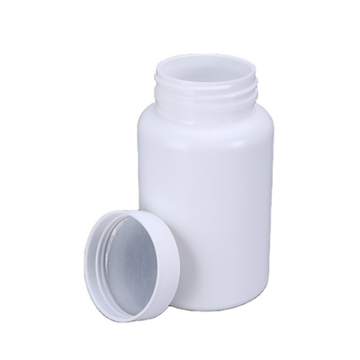 Silk Screen Printed 200ml White Empty Medicine Bottle for Vitamin Tablets HDPE Material