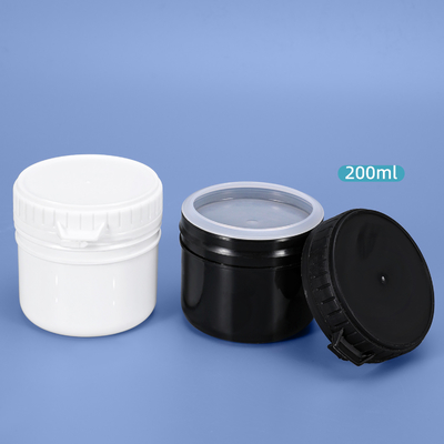 Collar Material HDPE 200ml Plastic Food Grade Storage Boxes Customized Printing