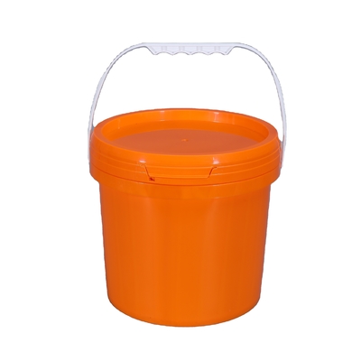 Round Paint Custom Printed Plastic Bucket for Packaging Container Logo Customrized