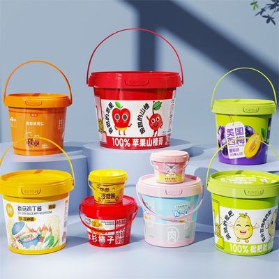 Butter Chocolate PP Plastic Bucket