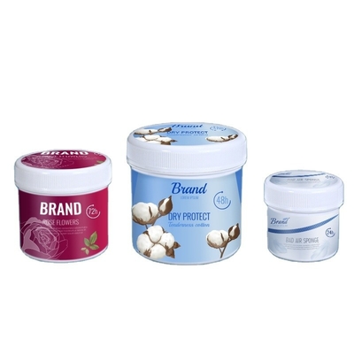 1L Round Plastic Screw Jar for Laundry Detergent Powder Package 100% Virgin Material