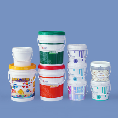 30L 20L 5 Gallon PP Food Grade Plastic Paint Pail Water Oil Bucket With Lids Handle