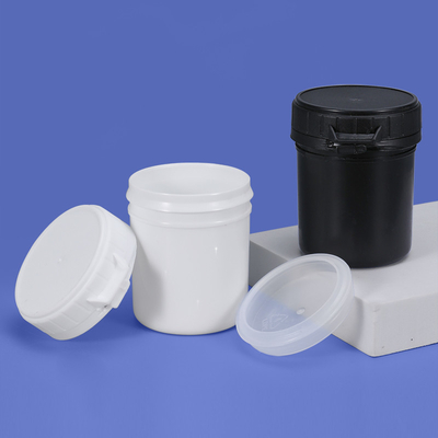 300ML Wide Mouth PP Pop Can With Lid Set Plastic Powder Storage Container for Beverage