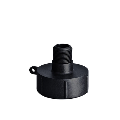 1 Inch Adapter Connector For IBC Tank Valve Fitting and Durable Black Connection