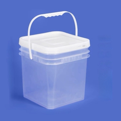 10L Food Grade Square Plastic Paint Bucket for Multi-Purpose in Home and Kitchen Directly