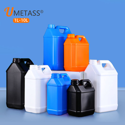 Orange 10liter Plastic Jerry Can Holder With Pump Lid for PCR Material Transportation