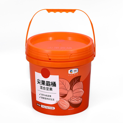 Customized Capacity IML Label PP Plastic Buckets for Colorful Food Sauces and Spreads