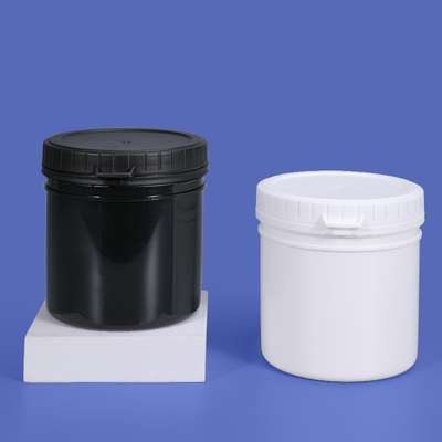 PE Plastic Type Canisters Pots With Inner Lid BPA Free 0-1L Capacity Child Proof Jars