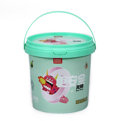 Reusable Ice Cream Cup with Lid and Handle Food Packaging Custom Logo Printed PP Plastic