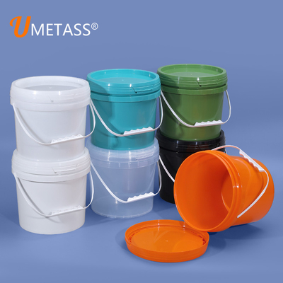 5L Custom Food Grade Transparent Clear Fermented Fishing 20L Paint Bucket with Lid Handle